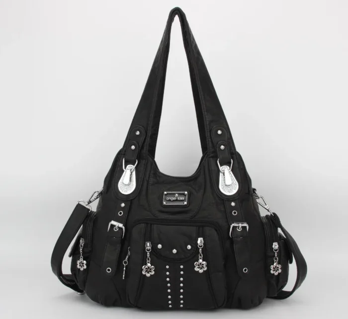 Angelkiss Bag Women Fashion Handbags Women Shoulder Bags PU Leather Handbag Female Satchel Big Shoulder Purse Bag bolsa feminina – Bild 6