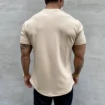 Summer Cotton t Shirt Men Short Sleeve t-Shirt Fitness Gym t-Shirts Training Sport Tee Shirts Fashion Casual Tops Man Clothing - Image 14