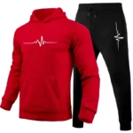Jogging Fashion Hot Sale Men's Tracksuit Outdoors Men Daily Comfortable Hooded Sportswear and Sweatpants Man Sports Suits Simple - Image 17