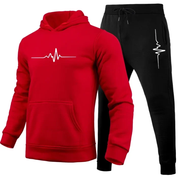 Jogging Fashion Hot Sale Men's Tracksuit Outdoors Men Daily Comfortable Hooded Sportswear and Sweatpants Man Sports Suits Simple - Image 17