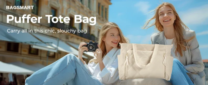 BAGSMART Commuting Women's Bag Function Crossbody Shoulder Bag Large Capacity Multi Female Student Tote Handbag – Bild 16