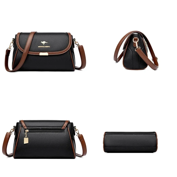 Solid Color High Quality Leather Small Shoulder Bagsfor Women 2024 New Messenger Bags with StrapDesigner Crossbody Bag Sac AMain – Bild 16