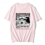 Radiohead T Shirt Men Vintage Classic Tees North America Tour Rock Boy Camisetas Hombre Hip Hop Unisex 100%Cotton Oversized Tops - Image 23