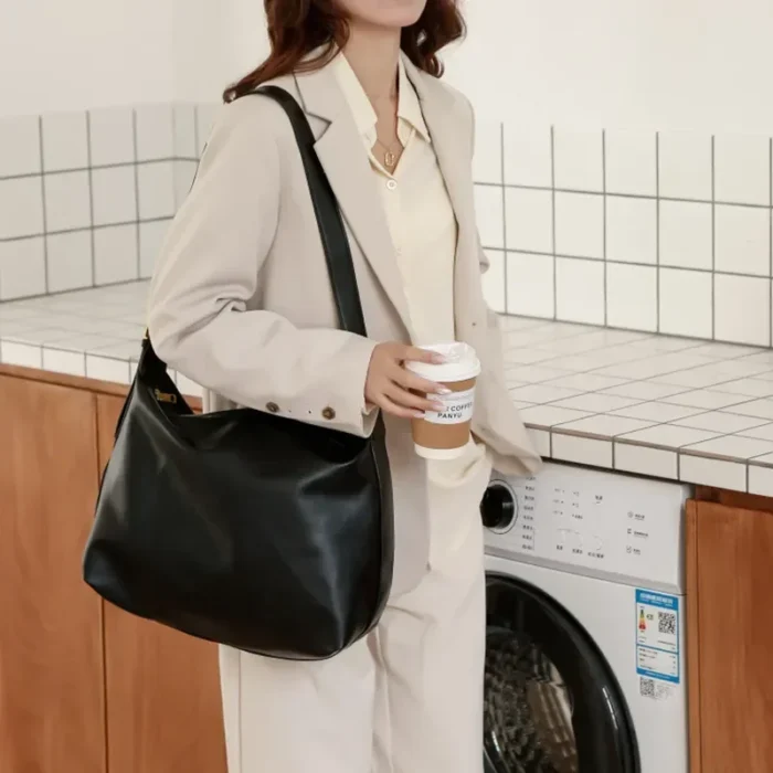Vintage Pillow Design PU Leather Boston Handbag for Women Casual Large Capacity Shoulder Crossbody Bags Fashion Shopper Totes – Bild 34