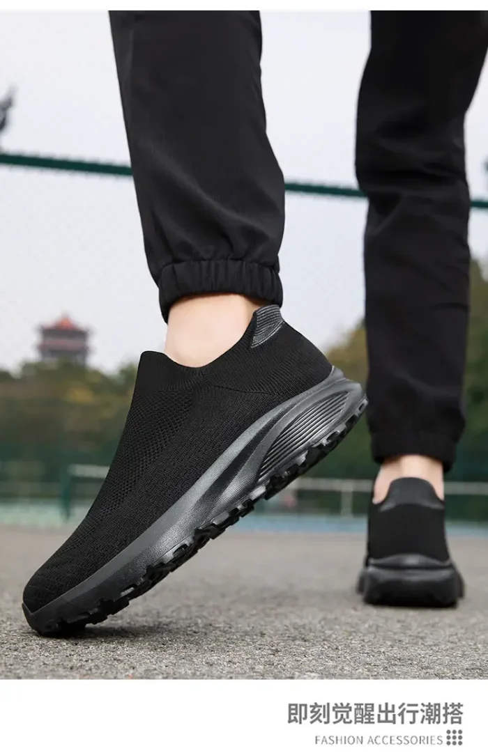Outdoor Anti Slip Walking Men Shoes Summer Casual Sports Shoes Fashionable and Breathable Tennis Shoes Wide Foot Socks  Sneakers – Bild 32