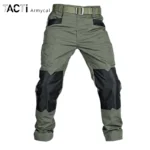Camouflage Men Pants Tactical Cargo Pants Splash-Proof Men's Trousers Anti-Tear Multi-Pockets Outdoor Hiking Working Pant New