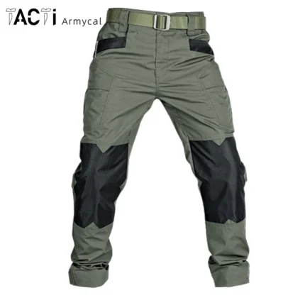 Camouflage Men Pants Tactical Cargo Pants Splash-Proof Men's Trousers Anti-Tear Multi-Pockets Outdoor Hiking Working Pant New
