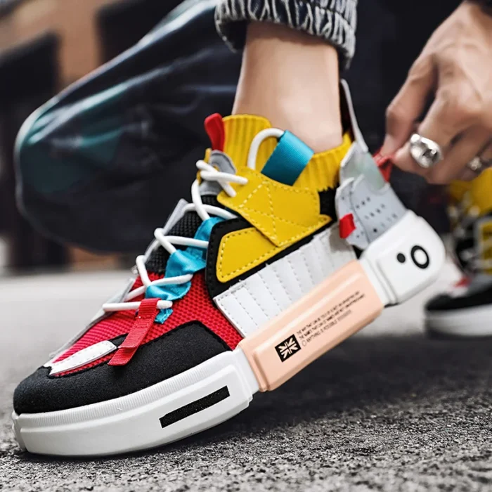 Shoes men Sneakers Male casual Mens Shoes tenis Luxury shoes Trainer Race Breathable Shoes fashion loafers running Shoes for men – Bild 4