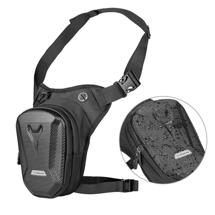 Motorbike Waterproof Waist Leg Bag Motorcycle EVA Hard Shell Cell/Mobile Phone Purse Packs Motorcycle Equipment – Bild 6