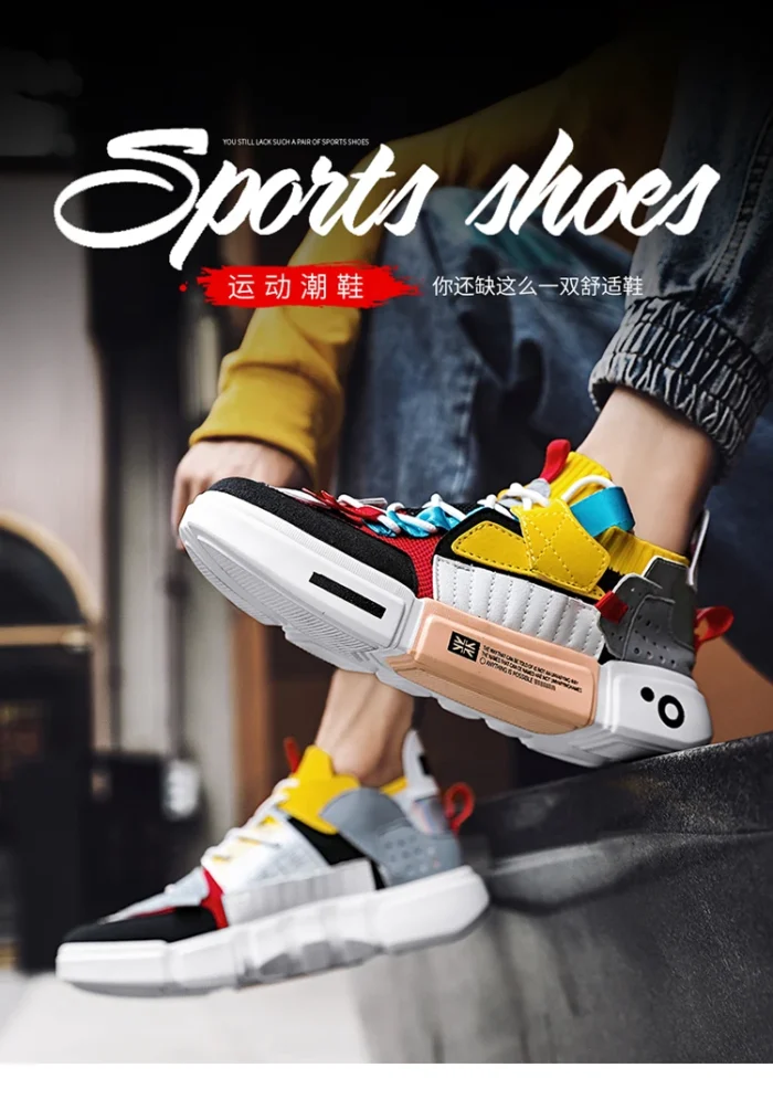 Shoes men Sneakers Male casual Mens Shoes tenis Luxury shoes Trainer Race Breathable Shoes fashion loafers running Shoes for men – Bild 16