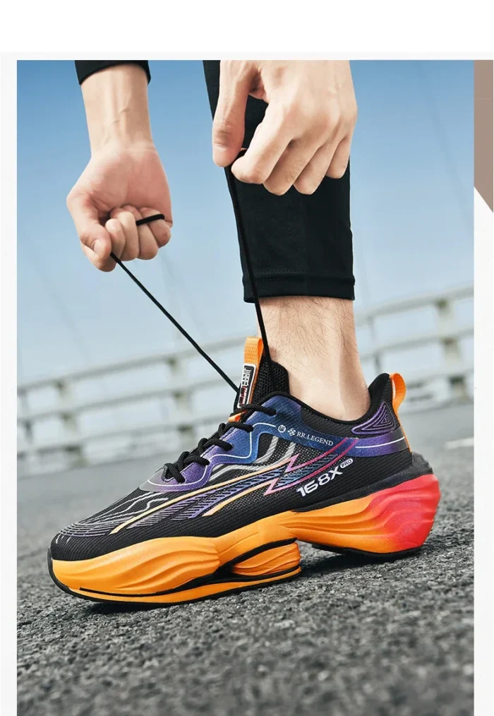 New Men's Breathable Sneakers Mesh Ultra-light Men's Carbon Sneakers Students Marathon Jogging Shoes Luxury Training Shoes 45 – Bild 15