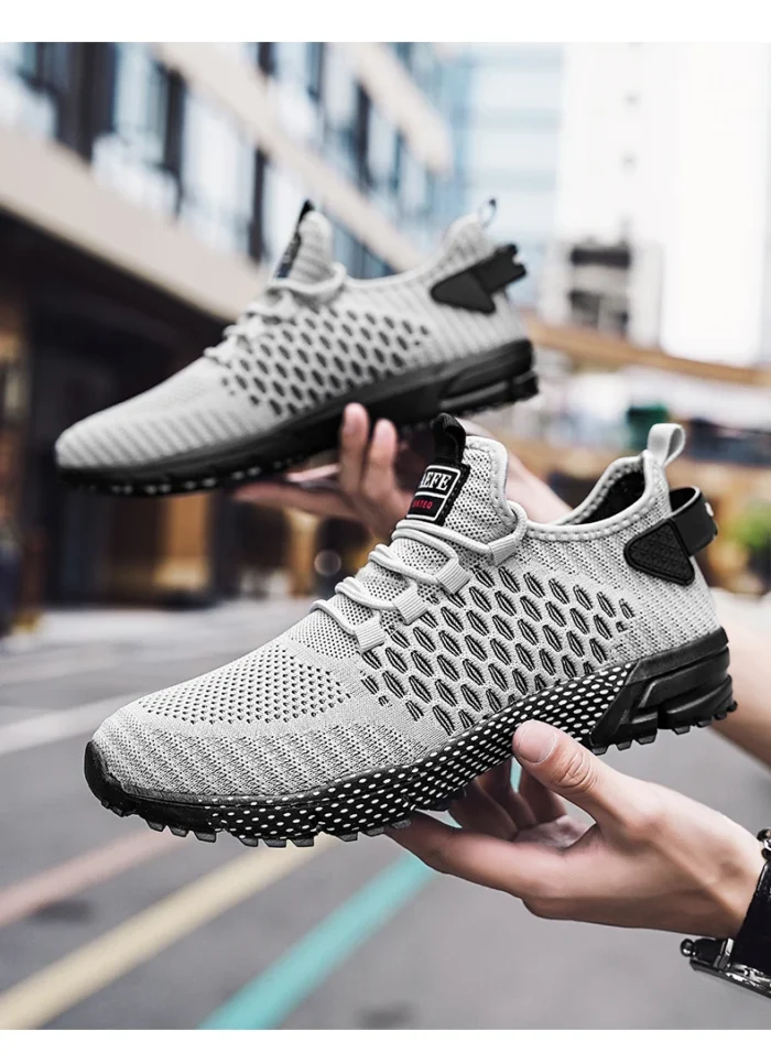 YRZL Men's Running Shoes 2024 Mens Sneakers Shoes Mesh Breathable Outdoor Tennis Walking Gym Shoes for Men Plus Size 40-47 – Bild 31
