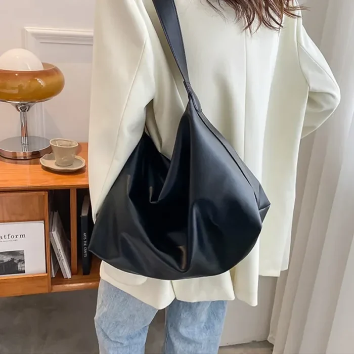 Vintage Pillow Design PU Leather Boston Handbag for Women Casual Large Capacity Shoulder Crossbody Bags Fashion Shopper Totes – Bild 41