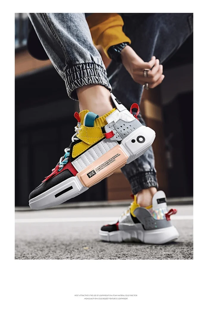Shoes men Sneakers Male casual Mens Shoes tenis Luxury shoes Trainer Race Breathable Shoes fashion loafers running Shoes for men – Bild 26