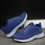 Women's Flat Shoes Solid Color Mesh Breathable Casual Shoes Spring and Summer Anti Slip Wear-resistant Tennis Women Sports Shoes – Bild 18