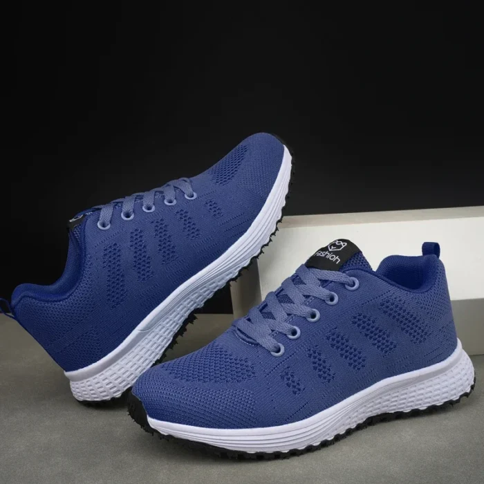 Women's Flat Shoes Solid Color Mesh Breathable Casual Shoes Spring and Summer Anti Slip Wear-resistant Tennis Women Sports Shoes – Bild 18