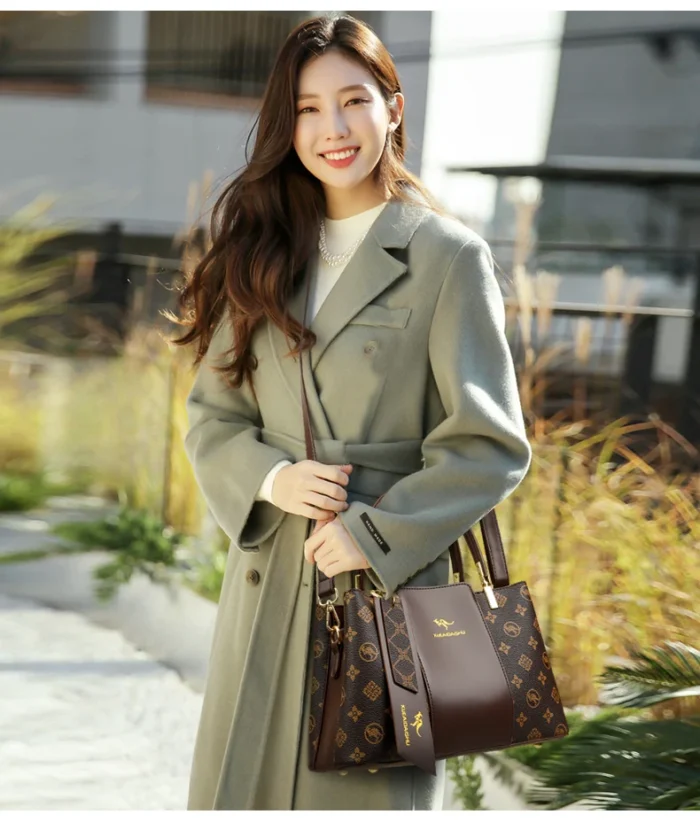 Luxury Handbag Fashion Print Large Capacity Soft Leather Women Shoulder Crossbody Bag Leisure Designer Ladies Purses and Handbag – Bild 30