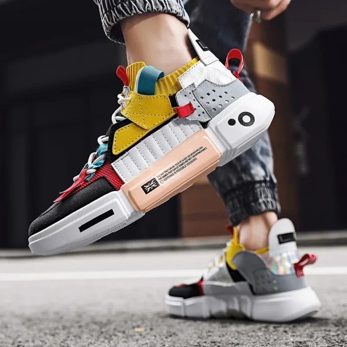 Shoes men Sneakers Male casual Mens Shoes tenis Luxury shoes Trainer Race Breathable Shoes fashion loafers running Shoes for men – Bild 2
