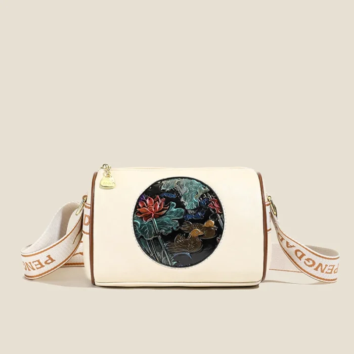 Fashion Women's Crossbody Bags Luxury Handbag Vintage Embossed Boston Bag Designer Pillow Purse Bucket Trend Female Shoulder Bag – Bild 11