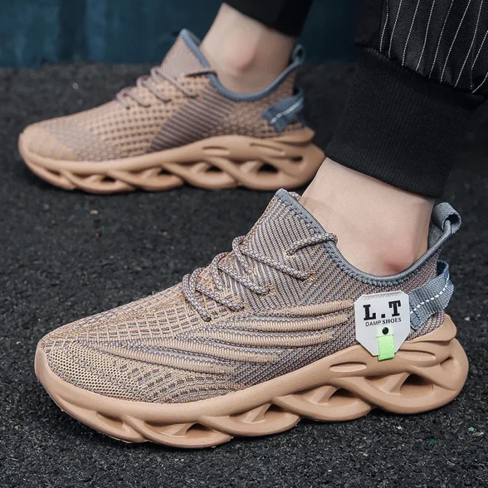 YRZL Men Sports Running Black Jogging Shoes Casual Sneakers Outdoor Breathable Mesh Women Light Shock-absorption Sneakers Men – Bild 17