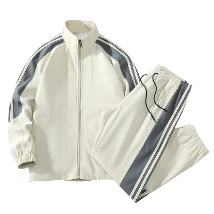 Spring Summer Men's Tracksuit Running Jogging Men Athletic Sports Fitness 2 Pieces Sets Jacket+pants Breathable Fishing Suits – Bild 1