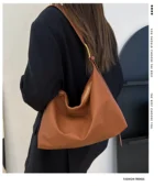 Vintage Pillow Design PU Leather Boston Handbag For Women Casual Large Capacity Shoulder Crossbody Bags Fashion Shopper Totes – Bild 10