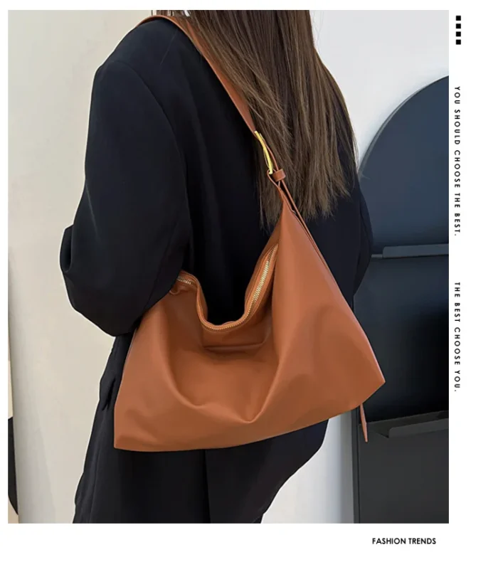 Vintage Pillow Design PU Leather Boston Handbag For Women Casual Large Capacity Shoulder Crossbody Bags Fashion Shopper Totes – Bild 10
