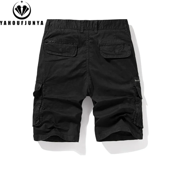 2025 Summer Men Shorts Loose Multi-Pocket Overalls Shorts men Cotton Comfortable Button Outdoor Casual Sports Beach Pants Tops – Bild 5