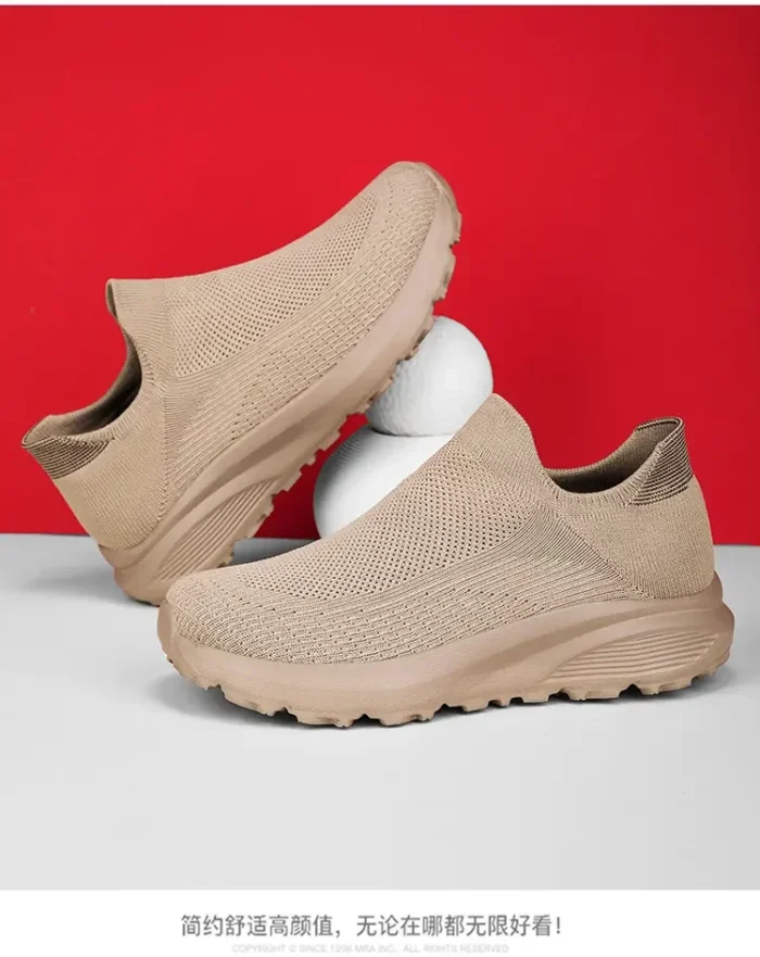 Outdoor Anti Slip Walking Men Shoes Summer Casual Sports Shoes Fashionable and Breathable Tennis Shoes Wide Foot Socks  Sneakers – Bild 30