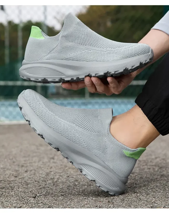 Outdoor Anti Slip Walking Men Shoes Summer Casual Sports Shoes Fashionable and Breathable Tennis Shoes Wide Foot Socks  Sneakers – Bild 38