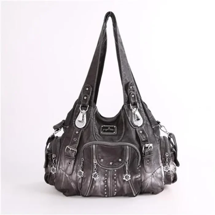 Angelkiss Bag Women Fashion Handbags Women Shoulder Bags PU Leather Handbag Female Satchel Big Shoulder Purse Bag bolsa feminina – Bild 21