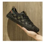 European Station Leather Fashion Men's Sneakers Men Shoes Man Embossed All Fashion Leather Red Casual Shoes for Men Men Shoes – Bild 28