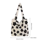 Women Fluffy Shoulder Bag Furry Faux Fur Handbags Luxury Design Top Handle Bag Plush Underarm Bag Fuzzy Tote Shopper Bag 2023 – Bild 6