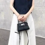 2025 Trapezoidal Leather Women's Bag Versatile Fashion Niche Handbag Top-handle Bags на сумки плечо кожаная sac de luxe femme – Bild 2