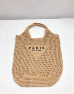 Luxury Design Women Plaited Raffia Straw Bag Large Capacity Casual Tote Handbag Hollow Summer Beach Vacation Shoulder Bag – Bild 8