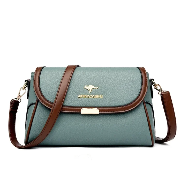 Solid Color High Quality Leather Small Shoulder Bagsfor Women 2024 New Messenger Bags with StrapDesigner Crossbody Bag Sac AMain – Bild 8