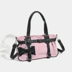 Women Luxury Designer Handbag Pillow Bow Decoration Underarm Bags Purses 2024 New Fashion Large Capacity Shoulder Crossbody – Bild 7