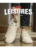 European Station Leather Fashion Men's Sneakers Men Shoes Man Embossed All Fashion Leather Red Casual Shoes for Men Men Shoes – Bild 9