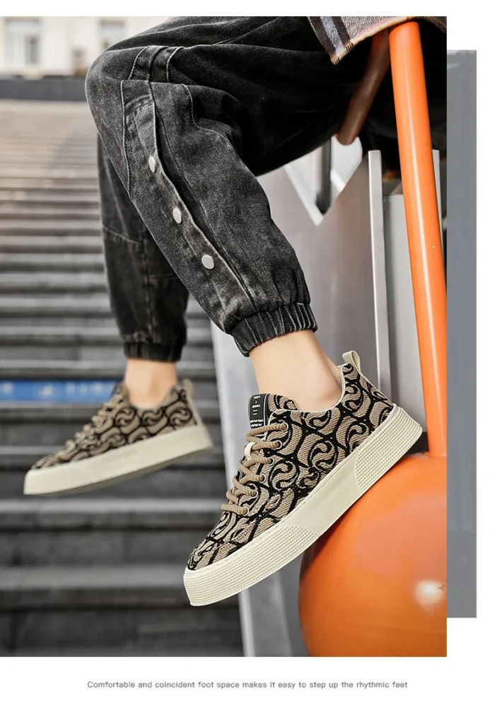 Designer Men Shoes New Prints Male Sneakers Canvas Shoes for Men Trendy Street Skateboard Shoes Spring Autumn Lace Male Footwear - Image 23