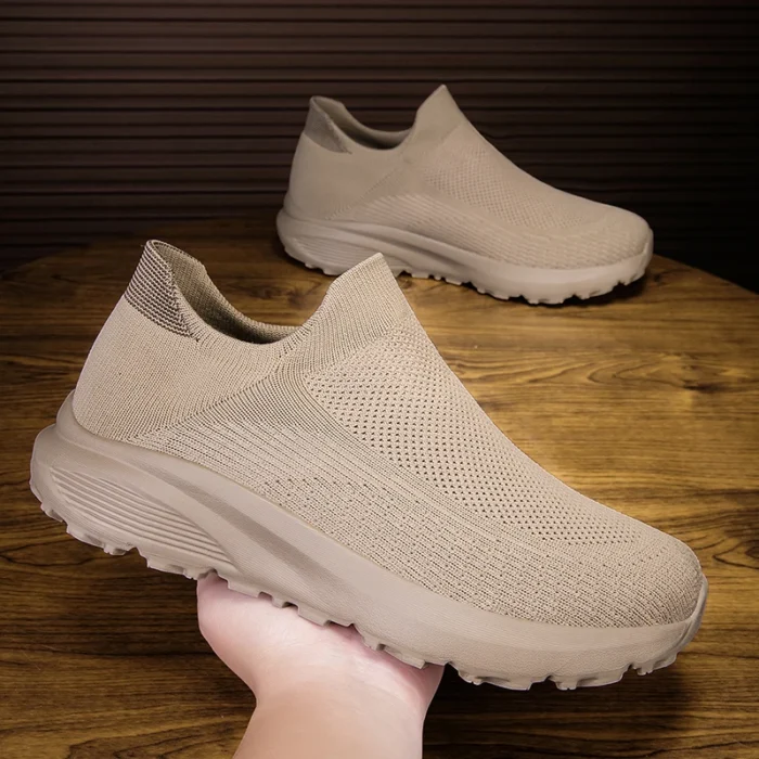 Outdoor Anti Slip Walking Men Shoes Summer Casual Sports Shoes Fashionable and Breathable Tennis Shoes Wide Foot Socks  Sneakers – Bild 9