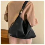 Vintage Pillow Design PU Leather Boston Handbag For Women Casual Large Capacity Shoulder Crossbody Bags Fashion Shopper Totes – Bild 19