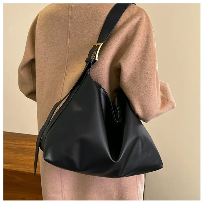 Vintage Pillow Design PU Leather Boston Handbag For Women Casual Large Capacity Shoulder Crossbody Bags Fashion Shopper Totes – Bild 19