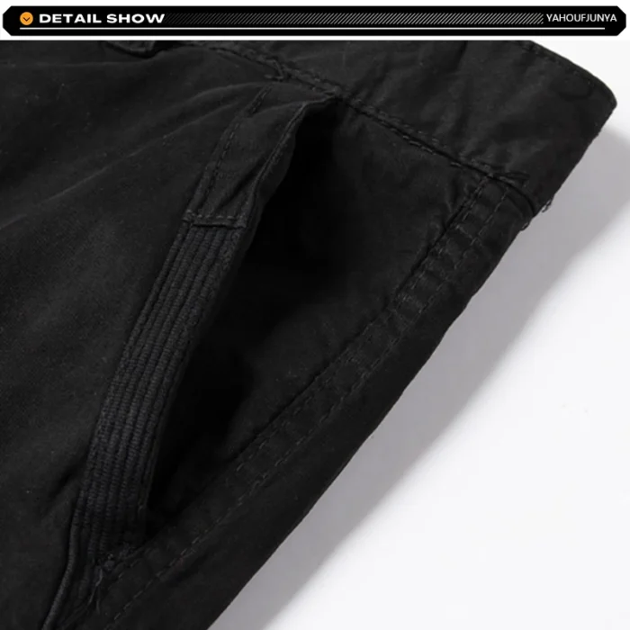 2025 Summer Men Shorts Loose Multi-Pocket Overalls Shorts men Cotton Comfortable Button Outdoor Casual Sports Beach Pants Tops – Bild 15