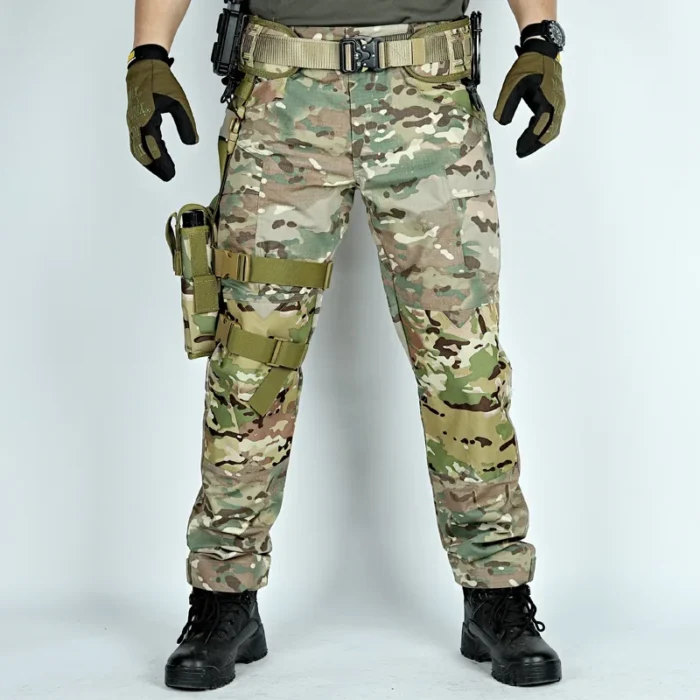 Camouflage Men Pants Tactical Cargo Pants Splash-Proof Men's Trousers Anti-Tear Multi-Pockets Outdoor Hiking Working Pant New – Bild 2