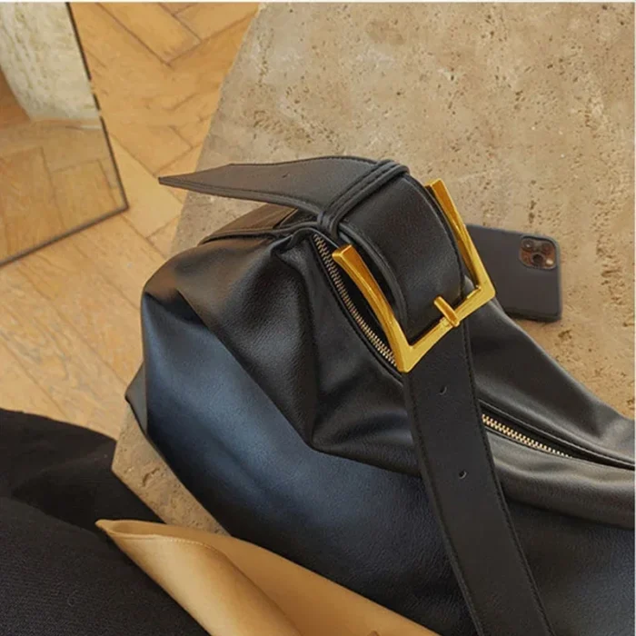 Vintage Pillow Design PU Leather Boston Handbag for Women Casual Large Capacity Shoulder Crossbody Bags Fashion Shopper Totes – Bild 47