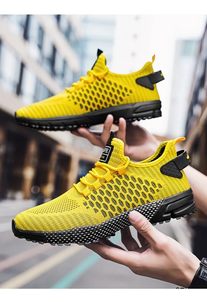 YRZL Men's Running Shoes 2024 Mens Sneakers Shoes Mesh Breathable Outdoor Tennis Walking Gym Shoes for Men Plus Size 40-47 – Bild 23