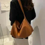 Vintage Pillow Design PU Leather Boston Handbag for Women Casual Large Capacity Shoulder Crossbody Bags Fashion Shopper Totes – Bild 27