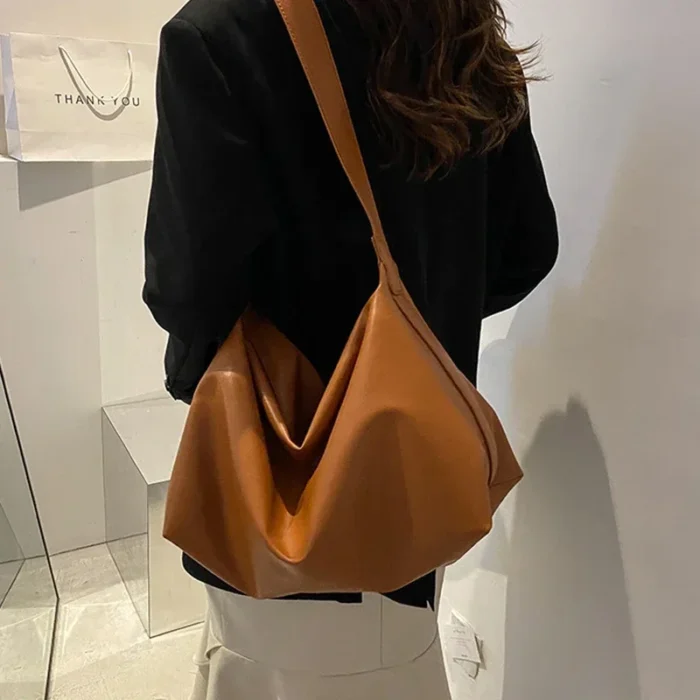 Vintage Pillow Design PU Leather Boston Handbag for Women Casual Large Capacity Shoulder Crossbody Bags Fashion Shopper Totes – Bild 27