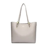 High Quality Brand Solid Color Handbag Soft PU Leather Shoulder Bags for Women Large Capacity Female Shopping Commuting Tote Sac – Bild 10