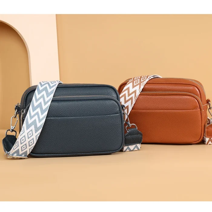 Genuine Leather Women's Handbags Luxury Brand Female Soft Cowhide Shoulder Crossbody Bags Wallet Fashion Girl's Tote Sac A Main - Image 35